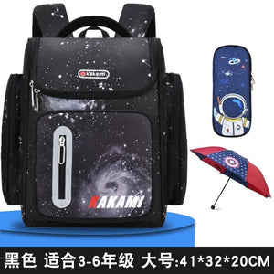 Large Boys School Backpack Waterproof Orthopedic Book Bag