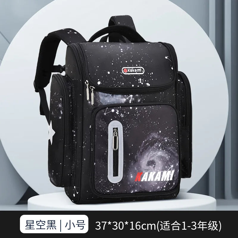 Large Boys School Backpack Waterproof Orthopedic Book Bag
