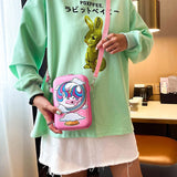 Cartoon Rainbow Pony Mobile Phone Bag Baby Unicorn Shoulder Messenger