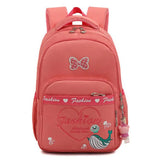 Girls Kids Waterproof Orthopedic Backpack School Bags Primary School