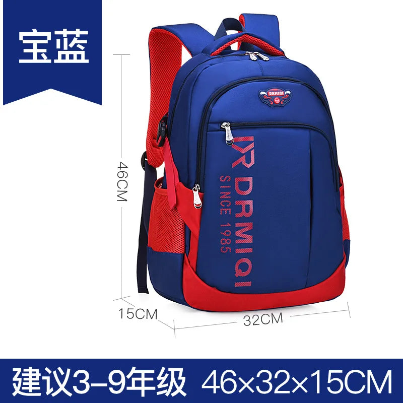 Kids Orthopedic Waterproof Schoolbags Backpacks