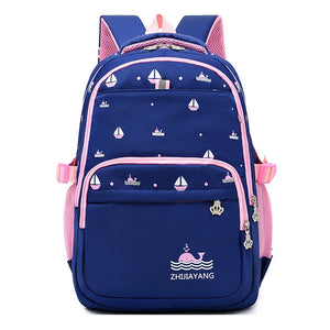 Girls Orthopedic School Backpack - Princess Design