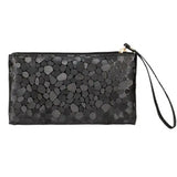 Marble Pattern Girls Wallet Zipper Change Purse Clutch Bag