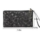 Marble Pattern Girls Wallet Zipper Change Purse Clutch Bag