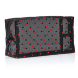 Printing Mesh Makeup Bag Large Capacity Cosmetic Pouch Cosmetic Organizer Bag