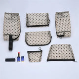 Transparent Mesh Makeup Bag Large Capacity Cosmetic Pouch Organizer