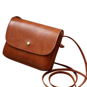 Mini PU Leather Shoulder Bag for Women Girls