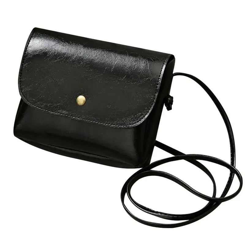 Mini PU Leather Shoulder Bag for Women Girls