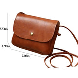 Mini PU Leather Shoulder Bag for Women Girls