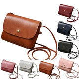 Mini PU Leather Shoulder Bag for Women Girls
