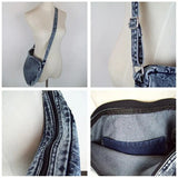 Women Denim Shoulder Bag Large Capacity Crossbody Messenger Bag