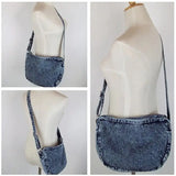 Women Denim Shoulder Bag Large Capacity Crossbody Messenger Bag