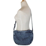 Women Denim Shoulder Bag Large Capacity Crossbody Messenger Bag