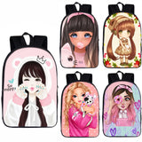 Girl Princess Backpack Daily School Bags for Teenage Girls