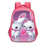 Rabbit Backpack for Girls, Women Rucksack for School, Cute Cartoon Design