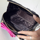 Stripes Hit Bow Ladies Shoulder Bag Messenger Handbag