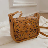 Women's Square Messenger Bag Small Niche Side Bag