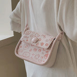 Women's Square Messenger Bag Small Niche Side Bag