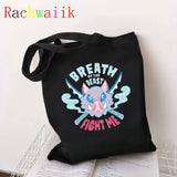 Demon Slayer Canvas Tote Shopper Bag Eco Large-capacity