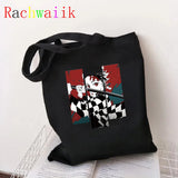 Demon Slayer Canvas Tote Shopper Bag Eco Large-capacity