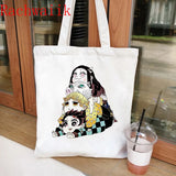 Demon Slayer Canvas Tote Shopper Bag Eco Large-capacity