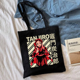 Demon Slayer Eco Tote Bag Kimetsu No Yaiba Graphic Shopper Bag