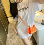 Clear PVC Jelly Mini Crossbody Shoulder Bag for Women