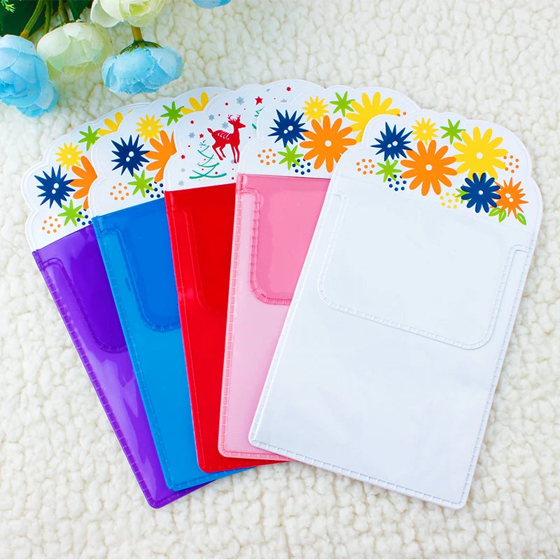 Nurse PVC Flower Pattern Pen Pocket Protector