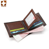 Men's Vintage Small Wallet Dollar PU Leather Billetera