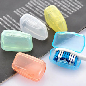 10pcs Travel Toothbrush Cover Holder Protect Brush Case Box Toothbrush Health