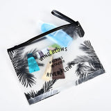Clear Waterproof Cosmetic Bag Small Large PVC Makeup Bath Wash Organizer Set