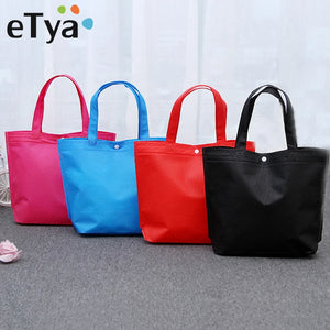 Foldable Shopping Bag Reusable Tote Pouch Women Travel Storage Handbag Shoulder