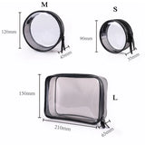 Clear PVC Makeup Bag Beauty Case Zipper Pouch