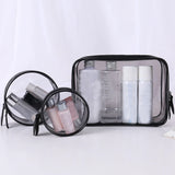Clear PVC Makeup Bag Beauty Case Zipper Pouch