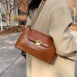 Lock Women Crossbody Bags Pathwork Handbags Ladies Shoulder Messenger Bag