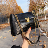 Lock Women Crossbody Bags Pathwork Handbags Ladies Shoulder Messenger Bag
