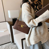 Lock Women Crossbody Bags Pathwork Handbags Ladies Shoulder Messenger Bag