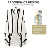 Large Capacity Preppy Backpack College School Daypack Casual Travel Knapsack