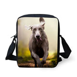 Pet Dog Prints Shoulder Crossbody Bag for Women Mini