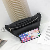 Women Banana Bags Letter Waist Bag Chest Handbag Heuptas J16