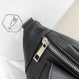 Women Banana Bags Letter Waist Bag Chest Handbag Heuptas J16