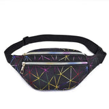 Reflective Steam Punk Leg Bag Women's Waist Pouch