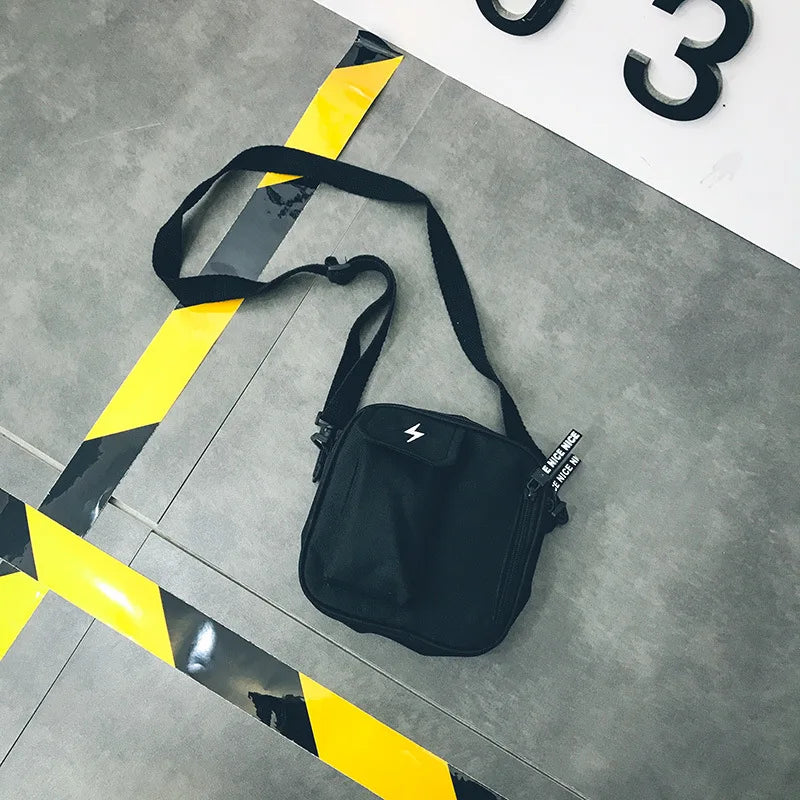 Men Streetwear Outdoor Sports Waist Bag Military Climbing Shoulder Bag