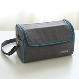 Canvas Insulated Lunch Bag Thermal Food Bag Picnic Cooler Thermo Lunch Box