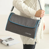 Canvas Insulated Lunch Bag Thermal Food Bag Picnic Cooler Thermo Lunch Box