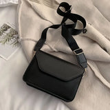 Women's Crossbody Bag PU Leather Small Square Clutch Shoulder Handbag