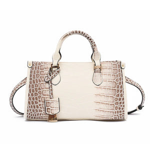 Embossed PU Leather Shoulder Bag for Women