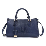 Embossed PU Leather Shoulder Bag for Women