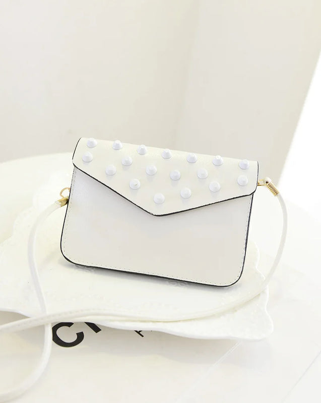 Small Rivet Women Messenger Bag for Phone & Wallet