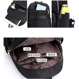 Nylon Waterproof Women Backpack for School Girls Small Back Pack Casual Bag